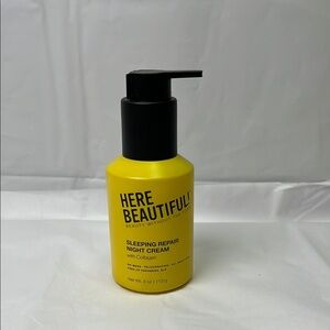 Here Beautiful! Sleeping Repair Night Cream 4 oz NEW